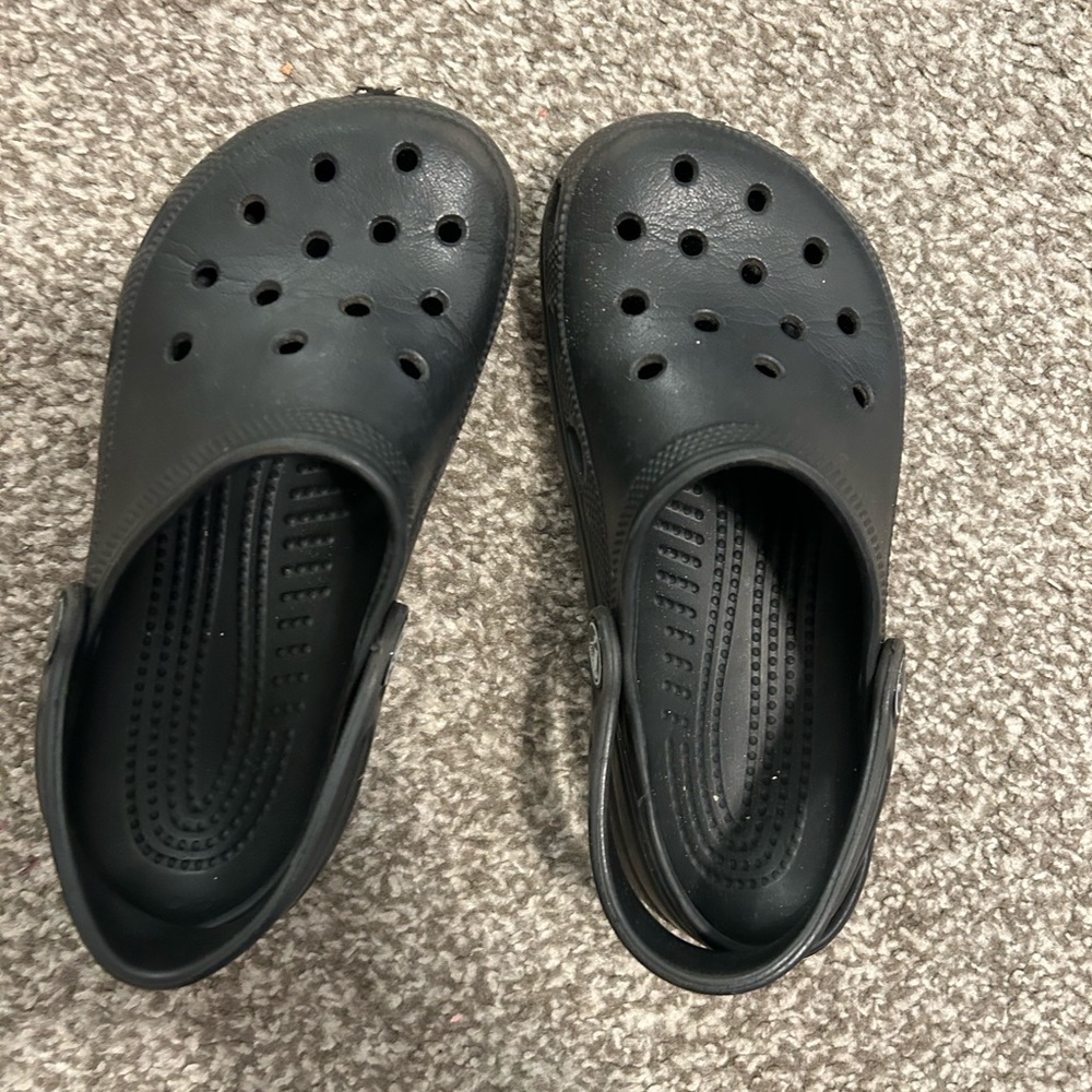 Black size 12/13 crocs